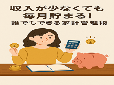 収入が少なくても毎月貯まる!誰でもできる家計管理術5つのステップ