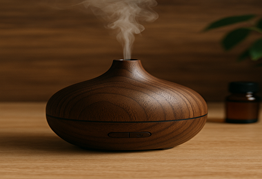 黒胡桃の木製アロマディフューザーで癒し空間を演出！上質な香りとインテリア性を両立