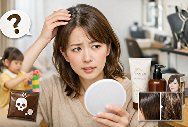 【マイナチュレ口コミ】子育て中で美容院に行けない30代ママの白髪対策｜染まらない？本音レビュー