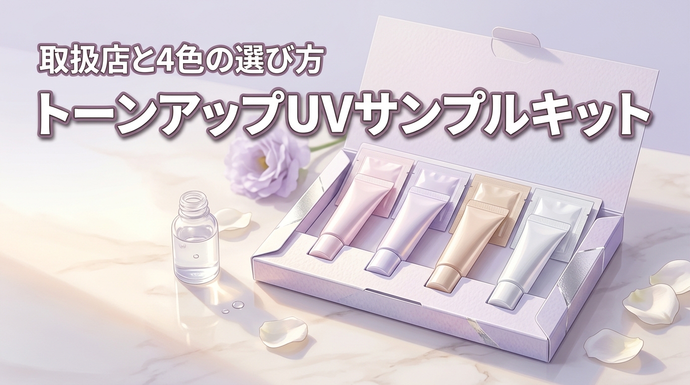 トーンアップUVサンプルキットはどこで買える？全4色の選び方と5つのメリット