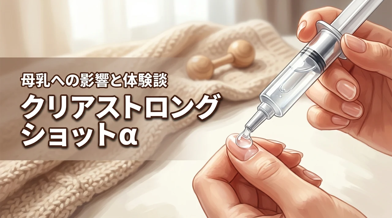 【体験談】クリアストロングショット アルファは授乳中でも安全？母乳への影響を調査