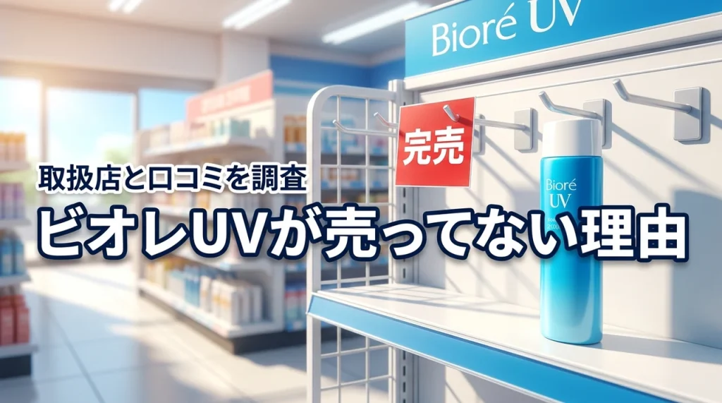 ビオレuvの日焼け止めが売ってない理由は？実際の口コミや取扱店を徹底調査