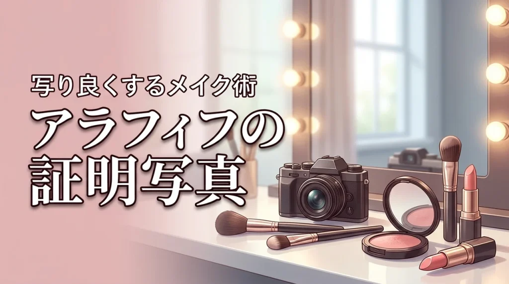 アラフィフの証明写真、写り良くするメイクって本当に効果ある？