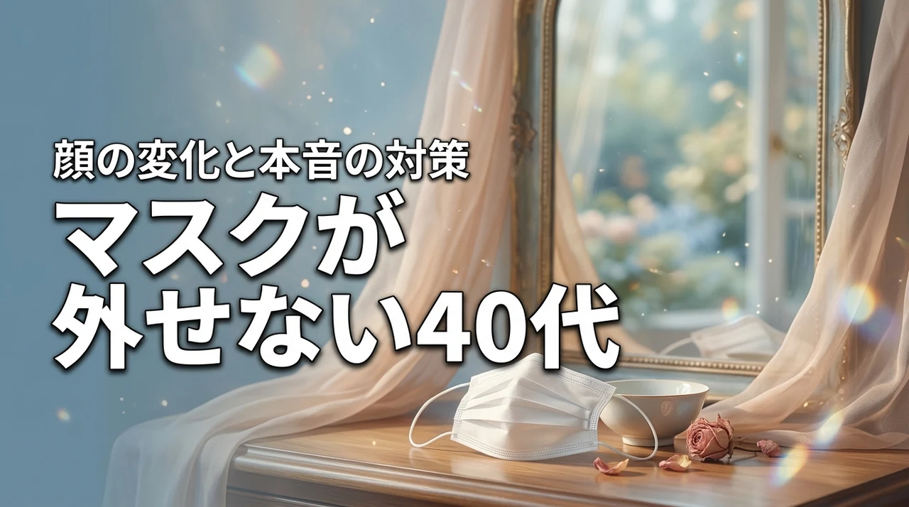 マスクが外せない！顔が変わったと感じる40代の本音と対策