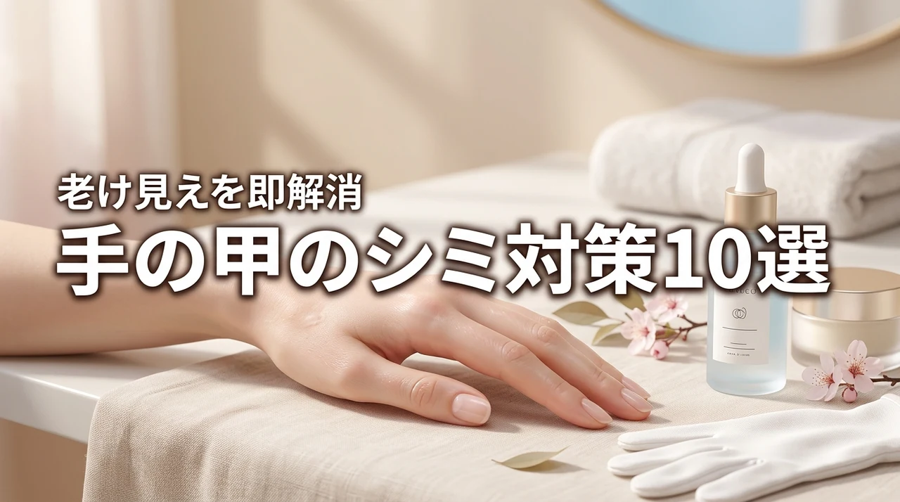 40代 手の甲のシミが老けて見える原因と今すぐ始める対策10選