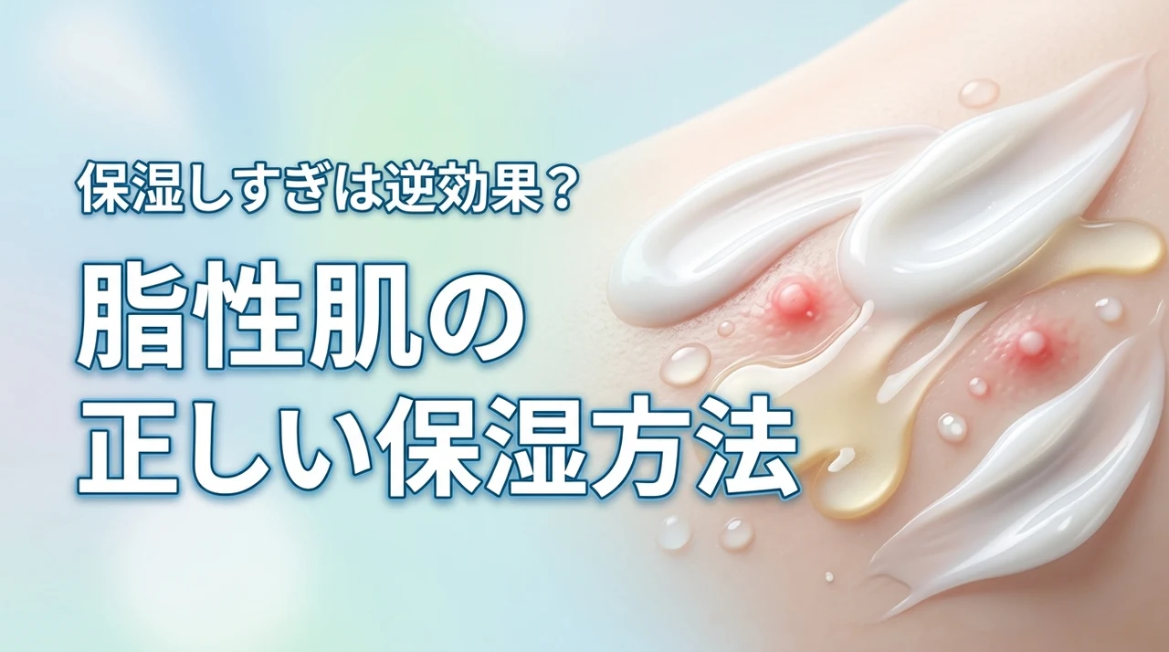 脂性肌の保湿しすぎがニキビの原因？正しい保湿方法と選び方のコツ