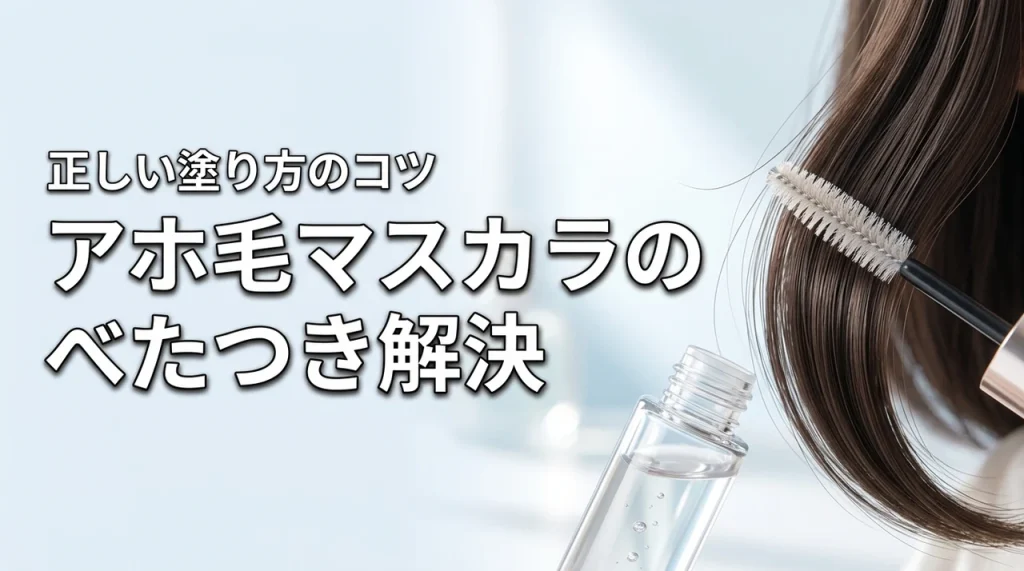 アホ毛抑えるマスカラがべたつく？スティックの正しい塗り方で解決するコツ