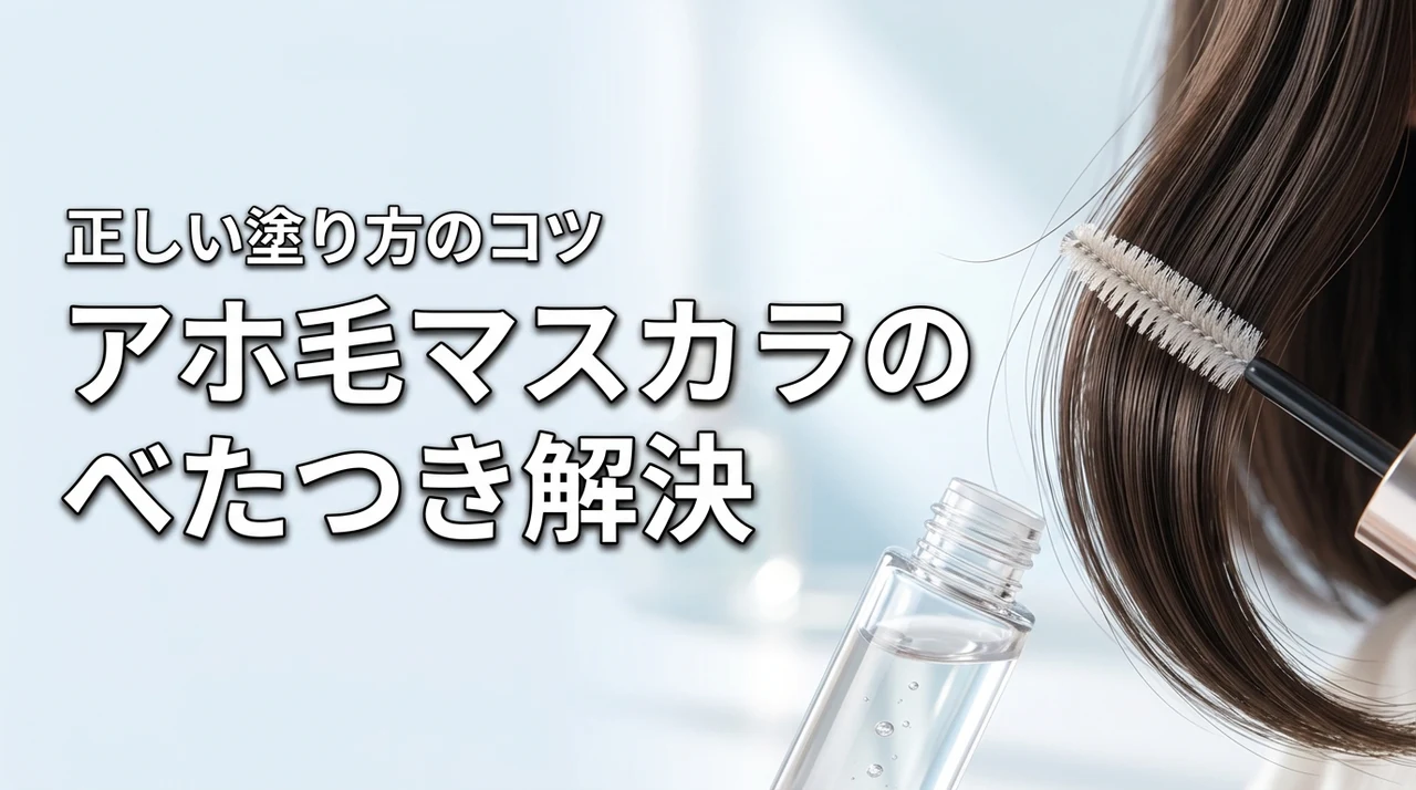 アホ毛抑えるマスカラがべたつく？スティックの正しい塗り方で解決するコツ