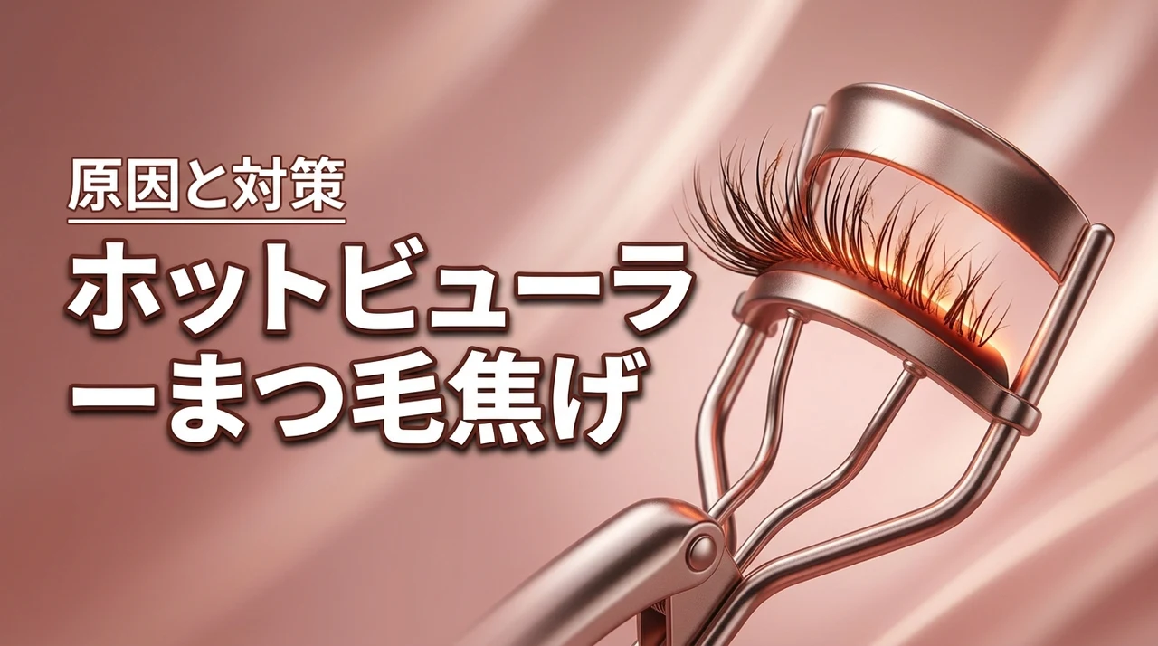ホットビューラーでまつ毛が焦げる・痛むのはなぜ？原因と対策