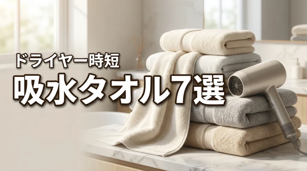 ドライヤー時間短縮に効く吸水タオルのおすすめ7選！時短の選び方も解説