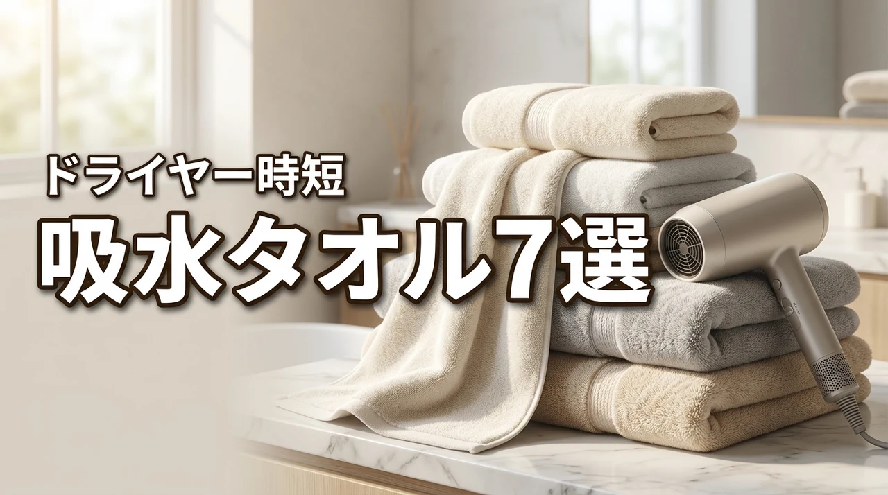 ドライヤー時間短縮に効く吸水タオルのおすすめ7選！時短の選び方も解説